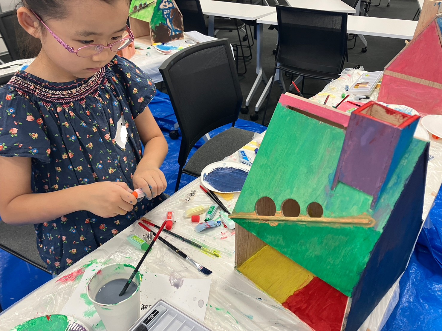 8/10出発 夏の工作教室【からくり貯金箱編】