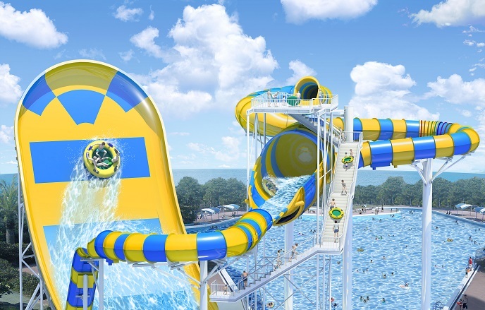 8/20出発  巨大ウォータースライダー＆水上アスレチックキャンプ