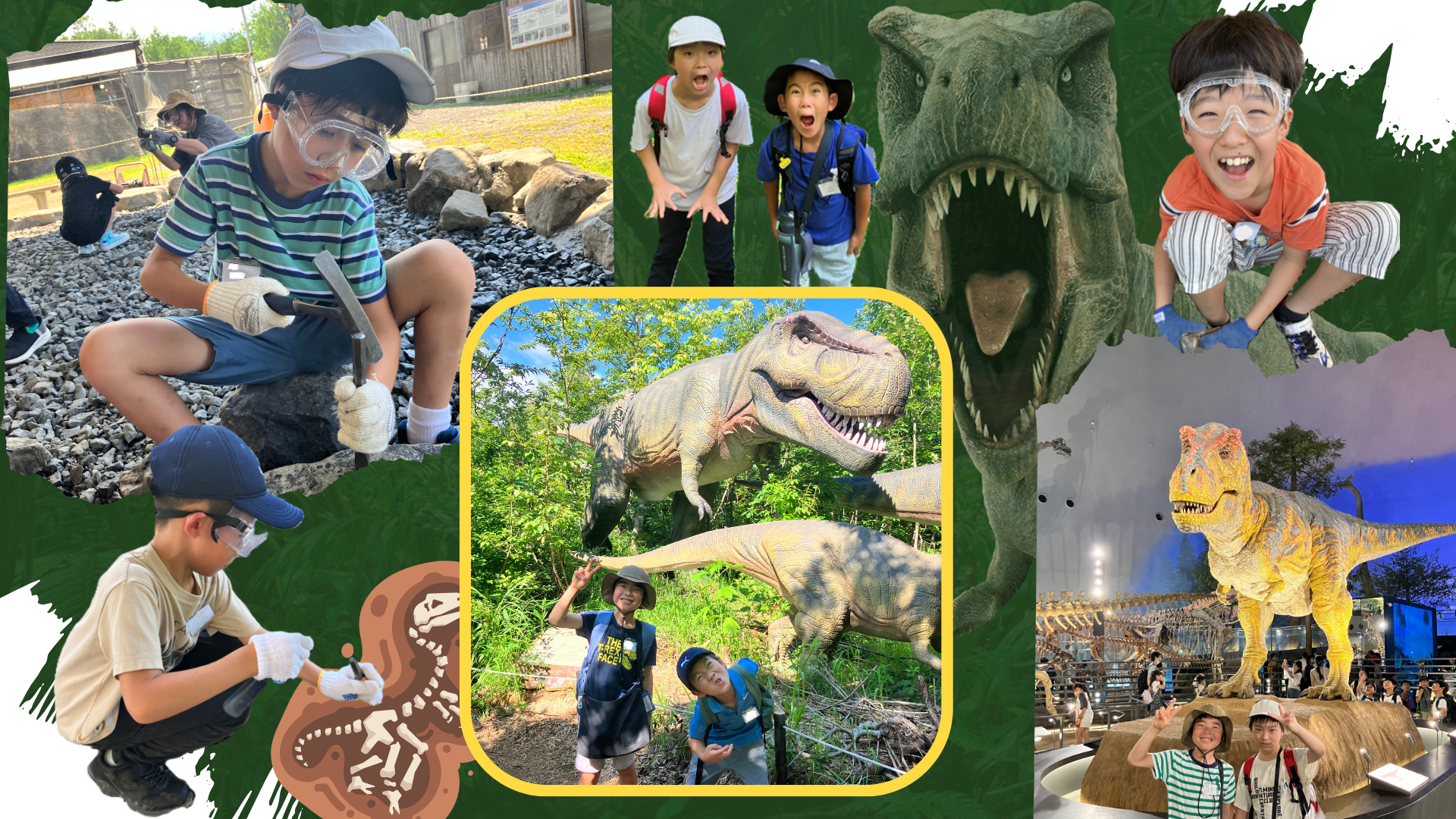 8/1出発 恐竜王国！化石発掘！福井ジュラシックキャンプ