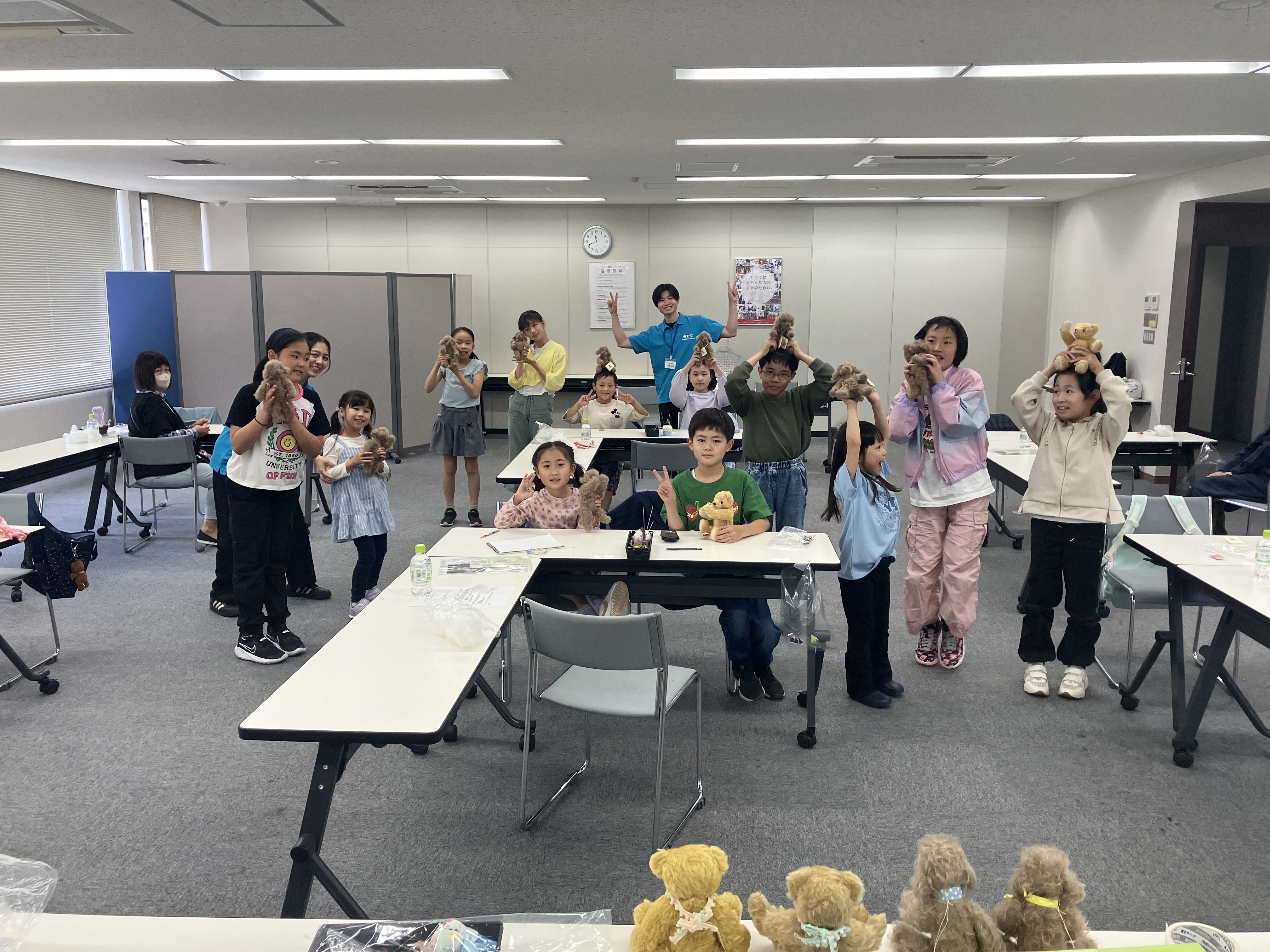 5/31出発 選べるテディベア作り体験スクール